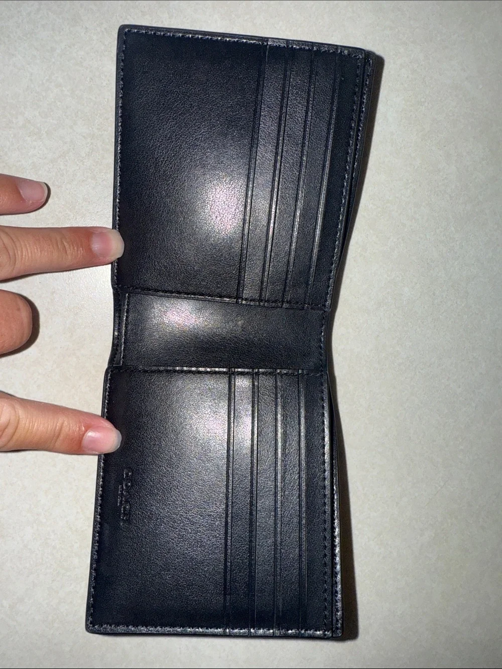 Coach camo wallet